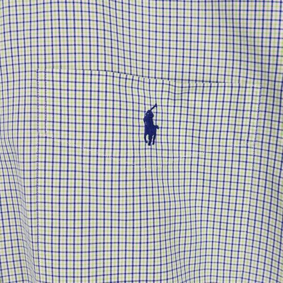 Polo Ralph Lauren Men's Classic Fit Short Sleeve Plaid Button Down Shirt Size XL - Picture 7 of 10